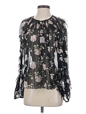 Ulla Johnson Long Sleeve Silk Top (view 1)