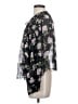 Ulla Johnson 100% Silk Black Long Sleeve Silk Top Size 4 - photo 5