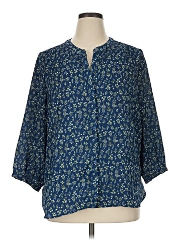 Jachs Girlfriend 3/4 Sleeve Blouse (view 1)