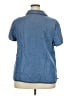 J.Jill Blue Short Sleeve Blouse Size 2X - photo 2