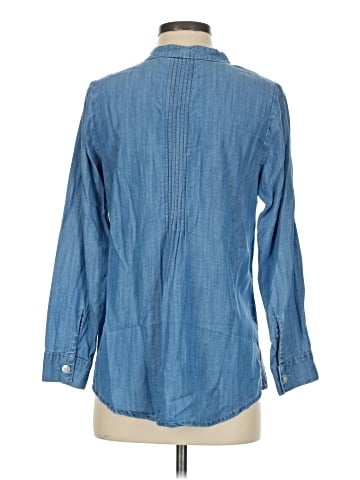 Soft Surroundings 3/4 Sleeve Button-Down Shirt (view 2)