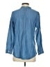 Soft Surroundings 100% Lyocell Blue 3/4 Sleeve Button-Down Shirt Size S (petite) - photo 2