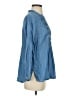 Soft Surroundings 100% Lyocell Blue 3/4 Sleeve Button-Down Shirt Size S (petite) - photo 4
