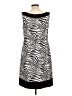 Connected Apparel Animal Print Black Cocktail Dress Size 16 - photo 2
