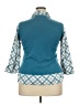 Dots Teal 3/4 Sleeve Top Size 2X - photo 2