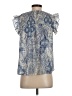 Aqua Blue Sleeveless Blouse Size S - photo 2