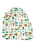 Old Navy 100% Polyester Print White Long Sleeve Button-Down Shirt Size S (kids) - photo 2