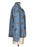 Pykettes Paisley Blue Long Sleeve Button-Down Shirt Size L (estimated) - photo 4