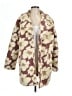 O'Neill 100% Polyester Floral Burgundy Coat Size L - photo 1