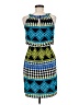 Fenn Wright Manson Print Blue Casual Dress Size 4 - photo 2