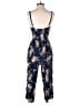 Old Navy 100% Rayon Floral Blue Jumpsuit Size S - photo 2