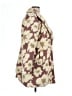 O'Neill 100% Polyester Floral Burgundy Coat Size L - photo 4