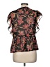 Scotch & Soda 100% Polyester Black Short Sleeve Blouse Size M - photo 2