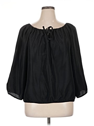 Trina Turk 3/4 Sleeve Silk Top (view 1)