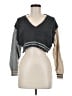 BDG Color Block Gray Pullover Sweater Size XS - photo 1