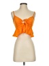 Bershka Orange Sleeveless Top Size S - photo 1