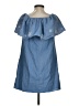 BCBGeneration 100% Cotton Blue Casual Dress Size S - photo 2