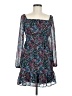 Rewind 100% Polyester Paisley Blue Cocktail Dress Size M - photo 1