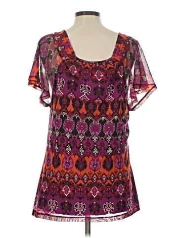 Apt. 9 Short Sleeve Blouse (view 2)