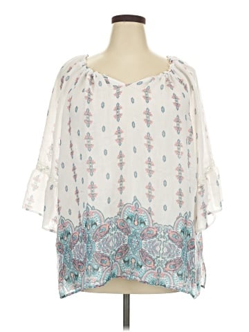 Zac & Rachel 3/4 Sleeve Blouse (view 1)