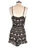 Be Cool 100% Rayon Paisley Black Romper Size M - photo 2