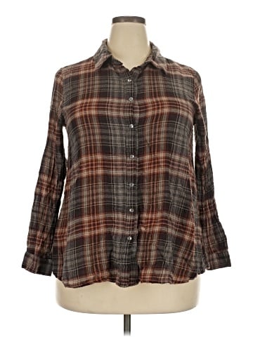 Oddi Long Sleeve Button-Down Shirt (view 1)