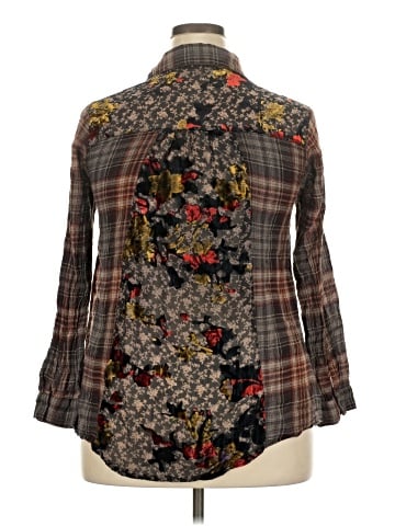 Oddi Long Sleeve Button-Down Shirt (view 2)