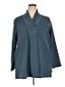 Roaman's Blue Poncho Size 22 (1X) - photo 1