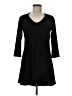 Sympli Solid Black Casual Dress Size 8 - photo 1
