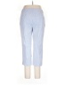 Talbots Outlet 100% Cotton Stripes Blue Casual Pants Size 12 - photo 2