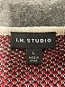 I.N. Studio Plaid Burgundy Cardigan Size L - photo 7