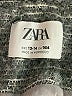 Zara 100% Cotton Tweed Gray Jacket Size 13 - 14 - photo 3