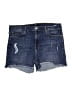 Just Black Blue Denim Shorts Size 32 waist - photo 1