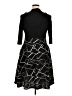 Assorted Brands Graphic Black Cocktail Dress Size XL - photo 2