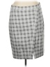 CAbi Checkered-gingham Gray Casual Skirt Size 16 - photo 1