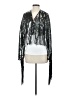 By Anthropologie 100% Polyester Silver Kimono Size XS - photo 1