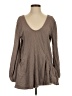FP BEACH Brown Long Sleeve Blouse Size S - photo 1