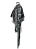By Anthropologie 100% Polyester Silver Kimono Size XS - photo 5