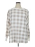Croft & Barrow Checkered-gingham Silver Pullover Sweater Size 1X - photo 1