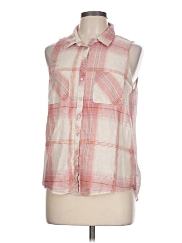 Maurices Sleeveless Button-Down Shirt (view 1)