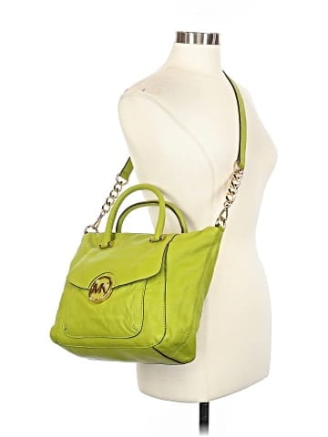 MICHAEL Michael Kors Leather Satchel (view 2)