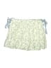 New In 100% Rayon Floral Green Ivory Skort Size L - photo 1