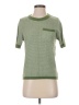 Next 100% Acrylic Green Short Sleeve Top Size XS - photo 1