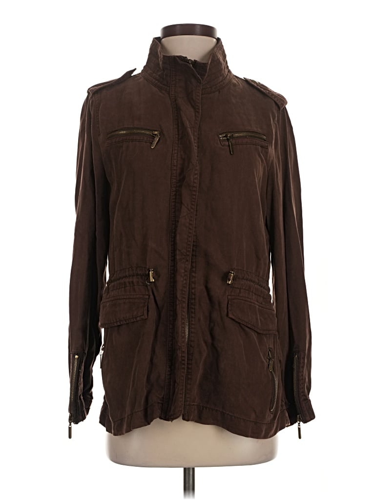 Pre-owned Max Jeans Jacket In Brown