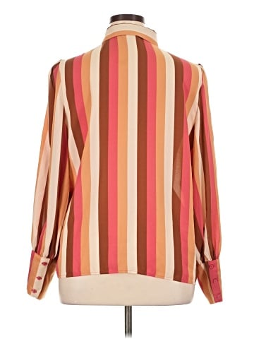 Eva Mendes by New York & Company Long Sleeve Button-Down Shirt (view 2)