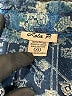 Lola P. Print Blue Long Sleeve Blouse Size XL - photo 7