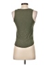 Zara Basic Green Sleeveless T-Shirt Size S - photo 2