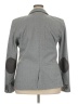 Ann Taylor LOFT 100% Polyester Chevron-herringbone Gray Blazer Size 18 (tall) - photo 2