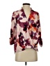 Chenault Floral Purple 3/4 Sleeve Blouse Size S - photo 1
