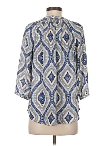 Q&A 3/4 Sleeve Blouse (view 2)